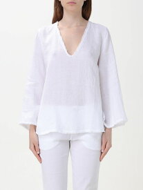 【本日5の付く日ポイント4倍!!】 120% LINO 120パーセントリノ ホワイト White シャツ レディース 春夏2024 31ALIW19P7000B31731ALIW 【関税・送料無料】【ラッピング無料】 gi