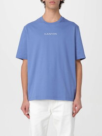 LANVIN ランバン ブルー Blue Tシャツ メンズ 春夏2024 RMTS0010J134E24 【関税・送料無料】【ラッピング無料】 gi