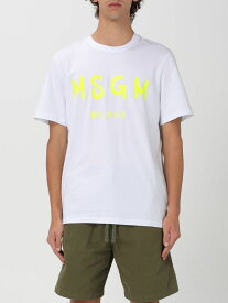 MSGM エムエスジーエム ホワイト White Tシャツ メンズ 春夏2024 3640MM510F247002 【関税・送料無料】【ラッピング無料】 gi