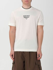 EMPORIO ARMANI エンポリオ アルマーニ ベージュ Cream Tシャツ メンズ 春夏2024 3D1T731JPZZ01A4 【関税・送料無料】【ラッピング無料】 gi
