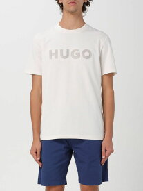 HUGO ヒューゴ ホワイト White Tシャツ メンズ 春夏2024 50509958 【関税・送料無料】【ラッピング無料】 gi