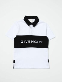 GIVENCHY ジバンシィ ホワイト White トップス ボーイズ 春夏2024 H30130 【関税・送料無料】【ラッピング無料】 gi