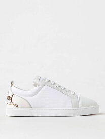 【楽天スーパーSALE!!100000円以上4000円OFFクーポン対象】 CHRISTIAN LOUBOUTIN クリスチャンルブタン ホワイト White スニーカー メンズ 春夏2024 1240651 【関税・送料無料】【ラッピング無料】 gi