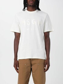 MSGM エムエスジーエム ホワイト White Tシャツ メンズ 春夏2024 3540MM510237798 【関税・送料無料】【ラッピング無料】 gi