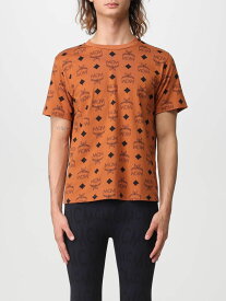 MCM エムシーエム ブラウン Camel Tシャツ メンズ 秋冬2023 MFTDAMM01 【関税・送料無料】【ラッピング無料】 gi