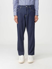 【本日5の付く日ポイント4倍!!】 MAISON KITSUNE メゾン キツネ ブルー Blue デニム メンズ 秋冬2023 LM01176WW0081 【関税・送料無料】【ラッピング無料】 gi