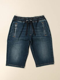 【本日5の付く日ポイント4倍!!】 DOLCE&GABBANA ドルチェ＆ガッバーナ ブルー Blue ショーツ ボーイズ 春夏2021 L42Q47 LD952 【関税・送料無料】【ラッピング無料】 gi