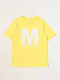 【0の付く日ポイント4倍】 MM6 MAISON MARGIELA エムエムシックス メゾン マルジェラ イエロー Yellow Tシャツ ボーイズ 春夏2023 M60339MM010 【関税・送料無料】【ラッピング無料】 gi