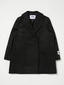 MSGM エムエスジーエム ブラック Black コート ボーイズ 秋冬2023/2024 F3MSJUCO180 【関税・送料無料】【ラッピング無料】 gi