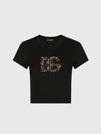 【本日5の付く日ポイント4倍!!】 DOLCE&GABBANA ドルチェ&ガッバーナ ブラック Black Tシャツ レディース 秋冬2023 F8U48ZGDBZW 【関税・送料無料】【ラッピング無料】 gi