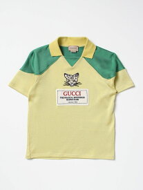 【本日5の付く日ポイント4倍!!】 GUCCI グッチ イエロー Yellow トップス ボーイズ 春夏2023 711547XJEYK 【関税・送料無料】【ラッピング無料】 gi