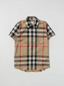 【本日0のつく日ポイント4倍！】 BURBERRY バーバリー ベージュ Beige シャツ ボーイズ 春夏2023 8040991 【関税・送料無料】【ラッピング無料】 gi