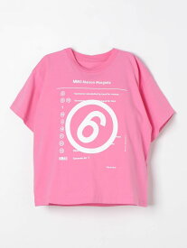 【本日0のつく日ポイント4倍！】 MM6 MAISON MARGIELA エムエムシックス メゾン マルジェラ ピンク Pink Tシャツ ガールズ 春夏2024 M60577MM009 【関税・送料無料】【ラッピング無料】 gi