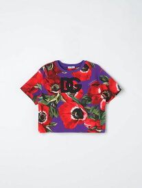 【楽天スーパーSALE!!50000円以上3000円OFFクーポン対象】 DOLCE&GABBANA ドルチェ＆ガッバーナ レッド Red Tシャツ ガールズ 春夏2024 L5JTNAFSG8P 【関税・送料無料】【ラッピング無料】 gi