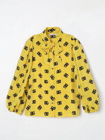 DOLCE&GABBANA ドルチェ＆ガッバーナ イエロー Yellow シャツ ガールズ 春夏2024 L56S03IS1SZ 【関税・送料無料】【ラッピング無料】 gi