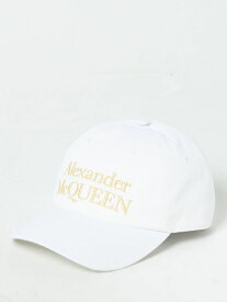 【5のつく日は全商品ポイント4倍】 ALEXANDER MCQUEEN アレキサンダー マックイーン ホワイト White 帽子 メンズ 春夏2024 6886584105Q 【関税・送料無料】【ラッピング無料】 gi