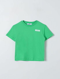 MSGM エムエスジーエム グリーン Green Tシャツ ボーイズ 春夏2024 S4MSJUTH005 【関税・送料無料】【ラッピング無料】 gi