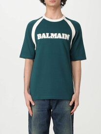 BALMAIN バルマン グリーン Green Tシャツ メンズ 春夏2024 BU1EF075BC45 【関税・送料無料】【ラッピング無料】 gi