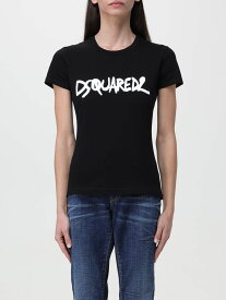 DSQUARED2 ディースクエアード ブラック Black Tシャツ レディース 春夏2024 S75GD0400S23010 【関税・送料無料】【ラッピング無料】 gi