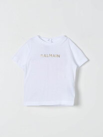 【楽天スーパーSALE!!30000円以上2000円OFFクーポン対象】 BALMAIN バルマン ホワイト White トップス ベビーユニセックス 春夏2024 BU8621Z0082 【関税・送料無料】【ラッピング無料】 gi