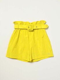 MSGM エムエスジーエム イエロー Yellow ショーツ ガールズ 春夏2022 MS028945 【関税・送料無料】【ラッピング無料】 gi