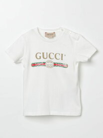 【15,000円以上ご購入で1,000円OFF！】 GUCCI グッチ ホワイト White トップス ベビーユニセックス 春夏2024 504121X3L64 【関税・送料無料】【ラッピング無料】 gi