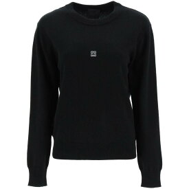 GIVENCHY ジバンシィ ブラック Nero Givenchy 4g wool and cashmere sweater with back logo トレーナー レディース 秋冬2023 BW90KL4ZFZ 【関税・送料無料】【ラッピング無料】 ik