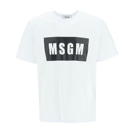 MSGM エムエスジーエム Colori misti Msgm logo box t-shirt Tシャツ メンズ 春夏2023 2000MM520 200002 【関税・送料無料】【ラッピング無料】 ik