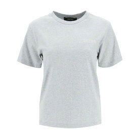 MCM エムシーエム グレー Grigio Mcm essential logo t-shirt Tシャツ レディース 春夏2023 MFTDSBC01 【関税・送料無料】【ラッピング無料】 ik