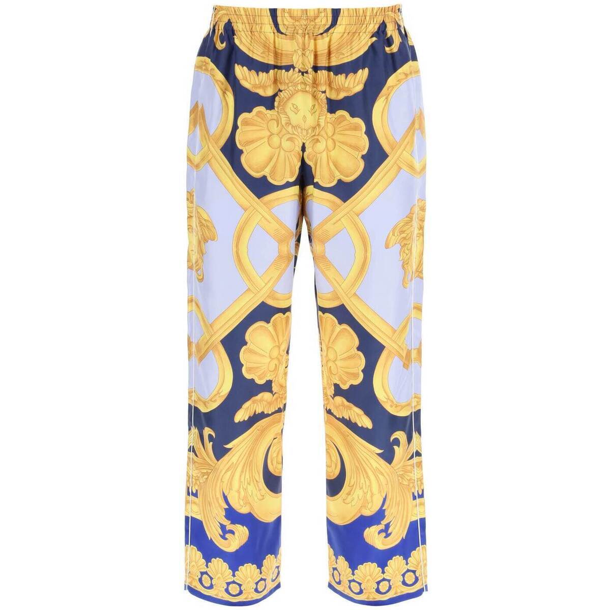 驚きの値段でVERSACE ヴェルサーチ Colori misti Versace 'barocco 660' silk pajama pants パンツ メンズ 春夏2023 1005379 1A06335  ik