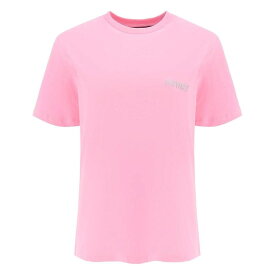 ROTATE ロテート ピンク Rosa Rotate crystal cut-out t-shirt Tシャツ レディース 春夏2023 100155224 【関税・送料無料】【ラッピング無料】 ik