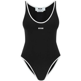 MSGM エムエスジーエム ブラック Nero Msgm logo one-piece swimsuit スイムウェア レディース 春夏2023 3442MDF74 237279 【関税・送料無料】【ラッピング無料】 ik