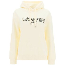 LANVIN ランバン ホワイト Bianco Lanvin curb logo hoodie ニットウェア レディース 春夏2023 RWHO0003J209E23 【関税・送料無料】【ラッピング無料】 ik