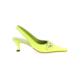 BY FAR バイファー グリーン Verde By far croco-embossed slingback pumps パンプス レディース 春夏2023 23SSEVINAPLMCRN 【関税・送料無料】【ラッピング無料】 ik