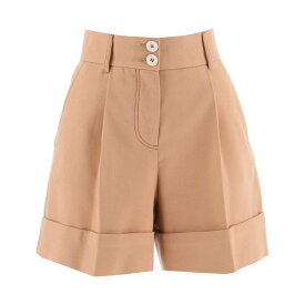 【5のつく日は全商品ポイント4倍】 SEE BY CHLOE シーバイクロエ ベージュ Beige See by chloe cotton twill shorts ショーツ レディース 春夏2023 CHS23USH04032 【関税・送料無料】【ラッピング無料】 ik