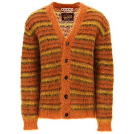 【本日0の付く日ポイント4倍!!】 MARNI マルニ マルチカラー Colori misti Marni cardigan in striped brushed mohair トレーナー メンズ 秋冬2023 CDMG0051Q0UFU107 【関税・送料無料】【ラッピング無料】 ik