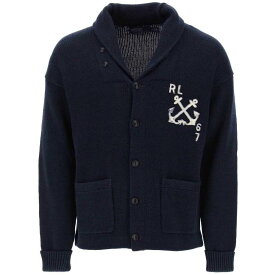 POLO RALPH LAUREN ポロ ラルフ ローレン ブルー Blu Polo ralph lauren cotton and linen cardigan ニットウェア メンズ 秋冬2023 710909190 【関税・送料無料】【ラッピング無料】 ik