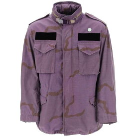 OAMC オーエーエムシー パープル Viola Oamc field jacket in cotton with camouflage pattern コート メンズ 秋冬2023 23A28OAX13 CAPOA083 【関税・送料無料】【ラッピング無料】 ik