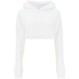 GIVENCHY ジバンシィ ホワイト Bianco Givenchy cropped hoodie with embroidered logo ニットウェア レディース 秋冬2023 BWJ042311N 【関税・送料無料】【ラッピング無料】 ik