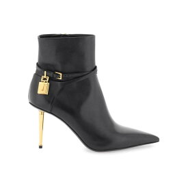 【土日限定クーポン配布中！】 TOM FORD トム フォード ブラック Nero Tom ford leather ankle boots with padlock ブーツ レディース 秋冬2023 W2985 LCL002G 【関税・送料無料】【ラッピング無料】 ik