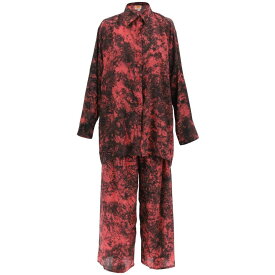 SUN CHASERS マルチカラー Colori misti Sun chasers 'shibori' silk shirt and pants set オールインワン レディース 秋冬2023 70 S SILK SET LONG 【関税・送料無料】【ラッピング無料】 ik