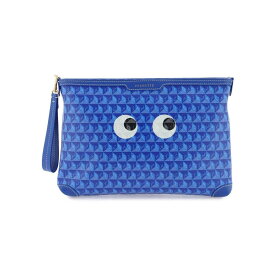 ANYA HINDMARCH アニヤ ハインドマーチ ブルー Blu Anya hindmarch i am a plastic bag eyes pochette クラッチバッグ レディース 秋冬2023 AW230212 181020 【関税・送料無料】【ラッピング無料】 ik