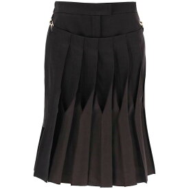 FENDI フェンディ ブラウン Marrone Fendi duchesse skirt with pleated panel スカート レディース 秋冬2023 FQ7496 AM3Q 【関税・送料無料】【ラッピング無料】 ik