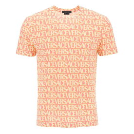 VERSACE ヴェルサーチ マルチカラー Colori misti Versace versace allover t-shirt Tシャツ メンズ 秋冬2023 1011405 1A08291 【関税・送料無料】【ラッピング無料】 ik