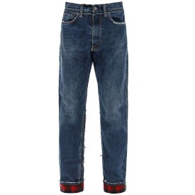 MAISON MARGIELA メゾン マルジェラ ブルー Blu Maison margiela pendleton jeans with inserts デニム メンズ 秋冬2023 S67LA0031 STZ091 【関税・送料無料】【ラッピング無料】 ik