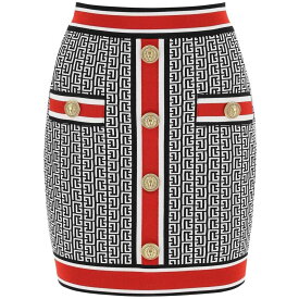 BALMAIN バルマン マルチカラー Colori misti Balmain mini skirt in monogram knit スカート レディース 秋冬2023 BF1LB292KE89 【関税・送料無料】【ラッピング無料】 ik