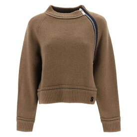 【本日5の付く日ポイント4倍!!】 SACAI サカイ ブラウン Marrone Sacai cashmere cotton sweater トレーナー レディース 秋冬2023 SCW 090 【関税・送料無料】【ラッピング無料】 ik