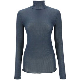LEMAIRE ルメール ブルー Blu Lemaire seamless silk turtleneck sweater Tシャツ レディース 秋冬2023 TO1123 LJ1007 【関税・送料無料】【ラッピング無料】 ik