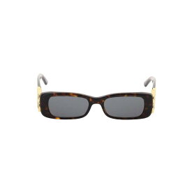BALENCIAGA バレンシアガ ブラウン Marrone Balenciaga dynasti rectangle spotted sunglasses サングラス・メガネ レディース 秋冬2023 621643 T0001 【関税・送料無料】【ラッピング無料】 ik