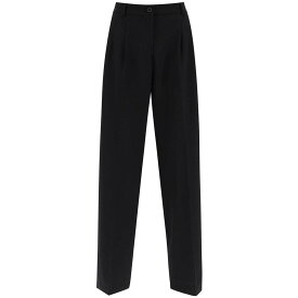 DOLCE&GABBANA ドルチェ&ガッバーナ ブラック Nero Dolce & gabbana stretch wool wide leg trousers パンツ レディース 秋冬2023 FTC17T FUBGB 【関税・送料無料】【ラッピング無料】 ik